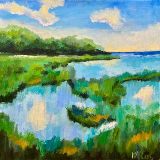 “Marsh to Sea” by Nancy McClure