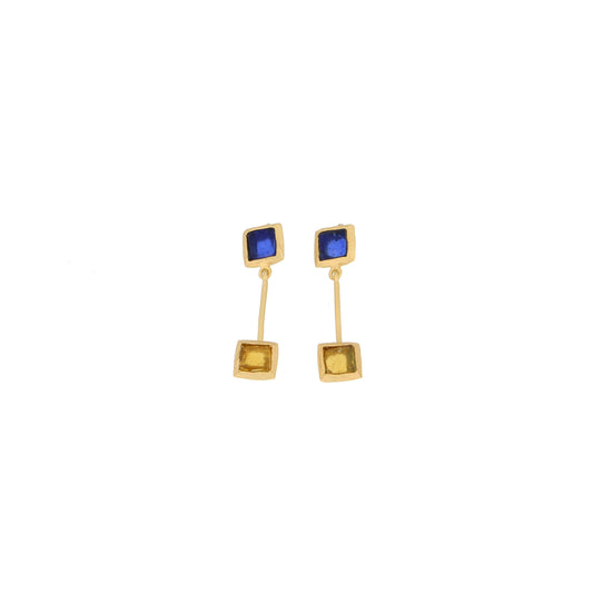 Mosaic Dainty Post Earrings