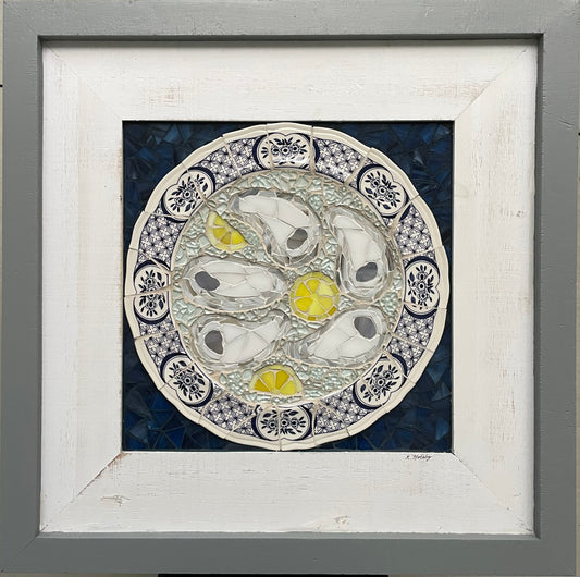 ‘Plate of Oysters with Lemons’ by Kelsie Hornby