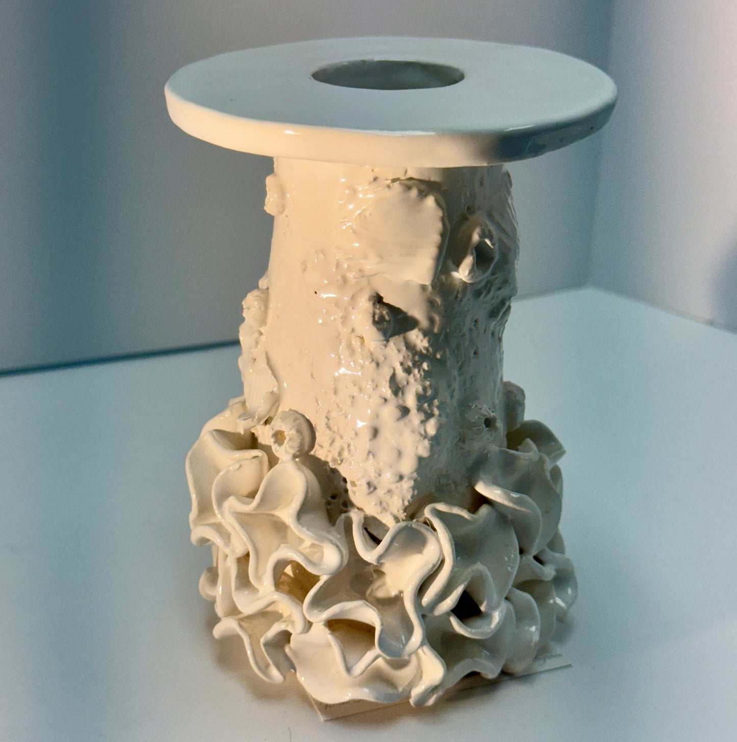 Ceramic Candlestick by Gail Williams