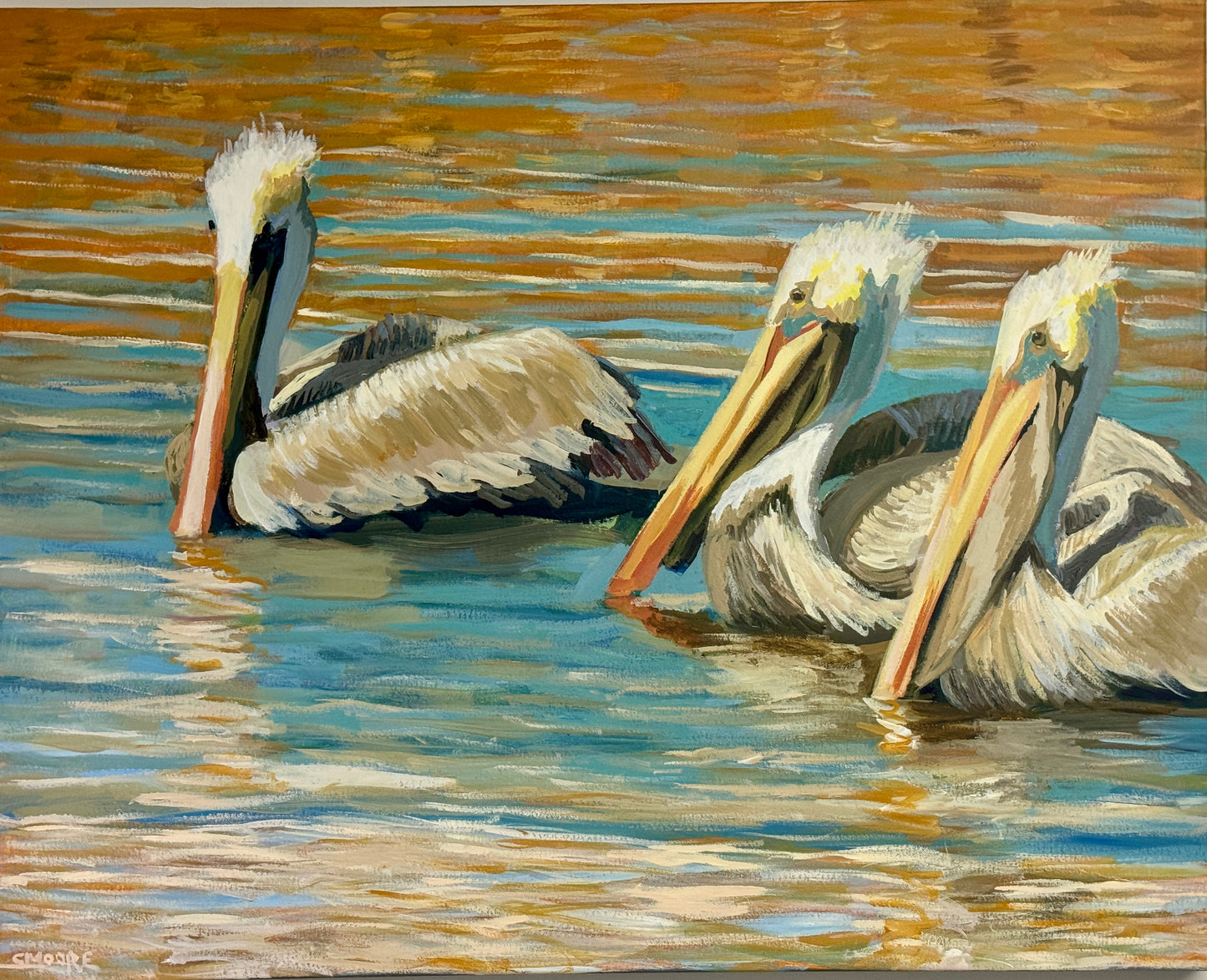 “Pelican Buddies” by Stephen Moore