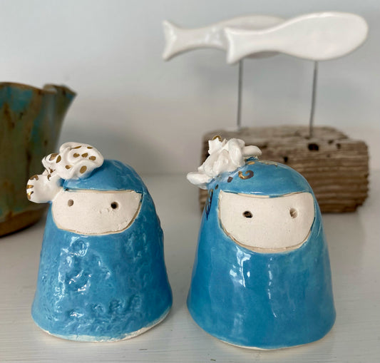 Ceramic Love Urchins by Gail Cozart Williams