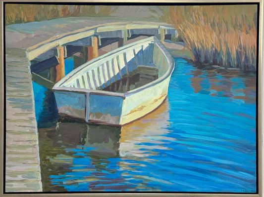 “Atlantic Skiff Grounded” by Stephen Moore