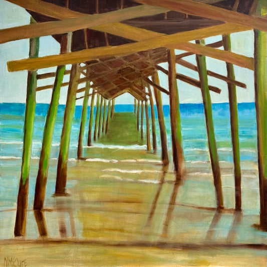 “Thinking of the Beach” by Nancy McClure