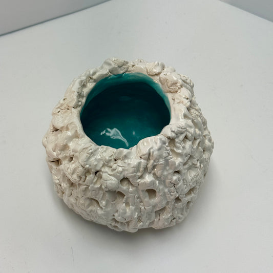 Textured Coral Bowl by Gail Williams