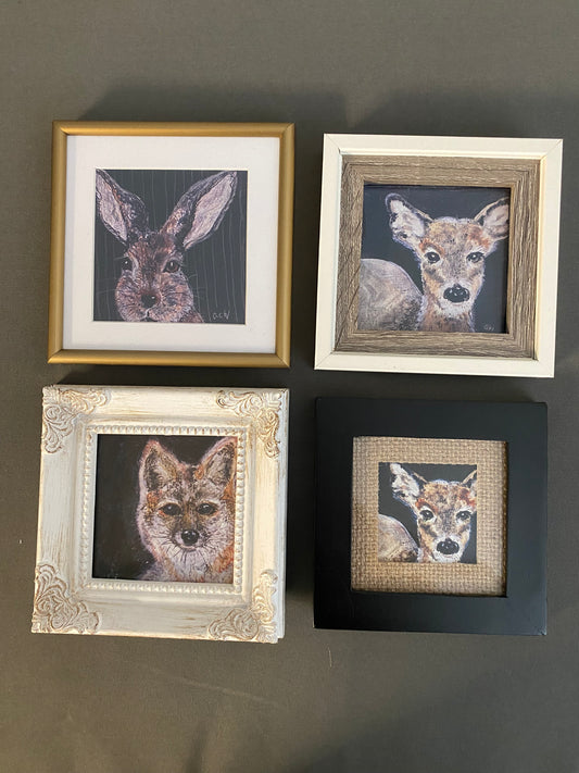 Mini Watercolor Animal Prints‘’ by Gail Williams