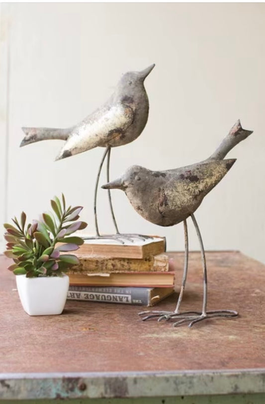 Rustic Grey Birds