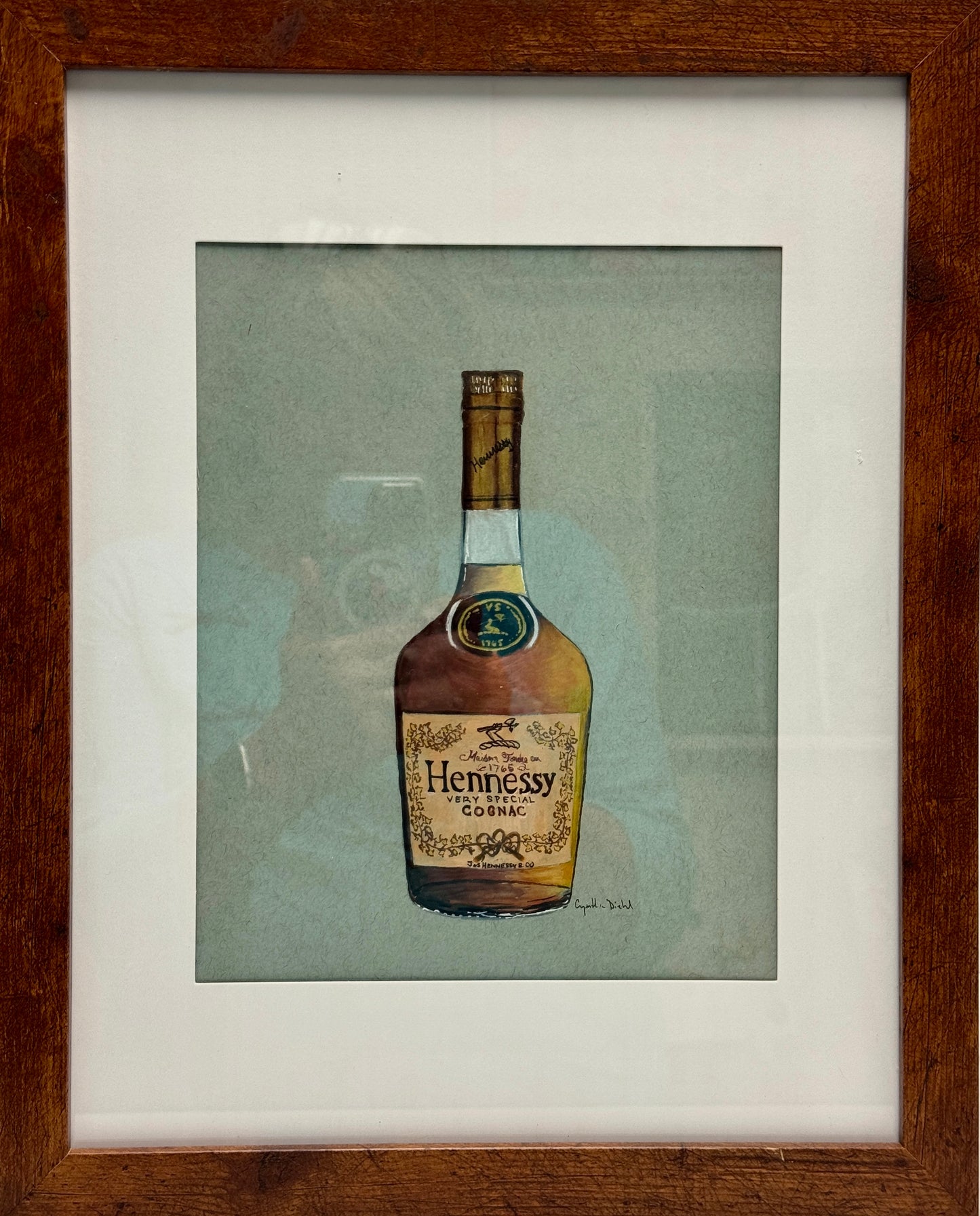 “Bar Original Watercolor” by Cynthia Diehl