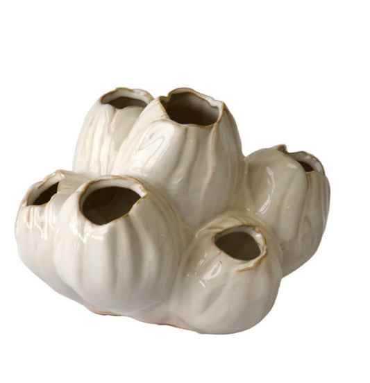 White Barnacle Vase