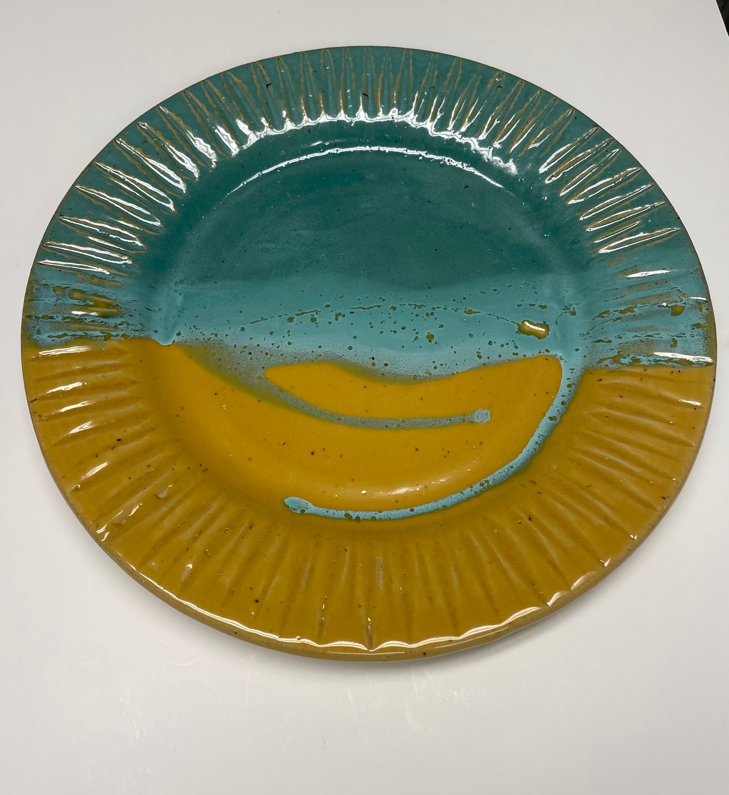 Pottery Platter by Christina Schobernd