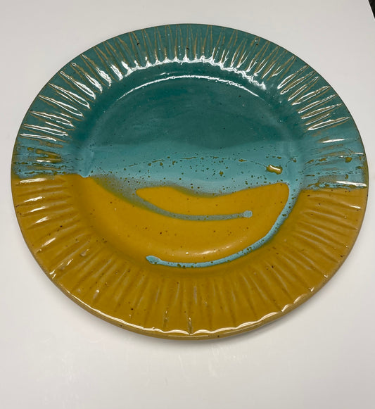 Pottery Platter by Christina Schobernd