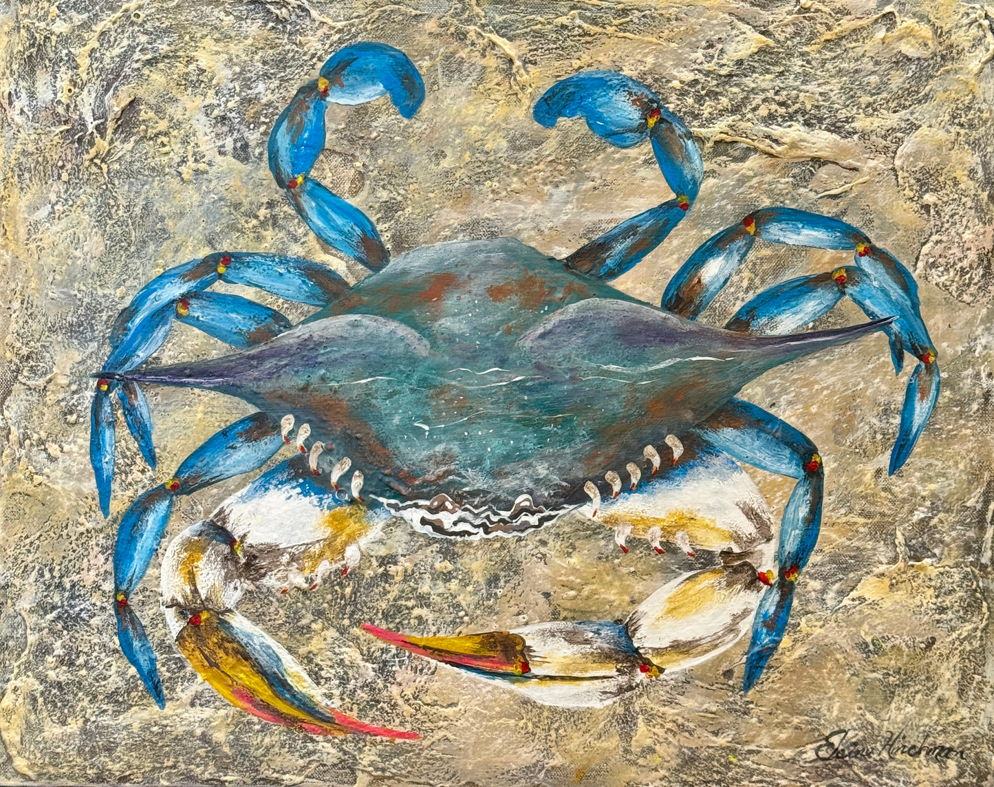 “Mr. Crab Cakes” by Elaine Hinchman