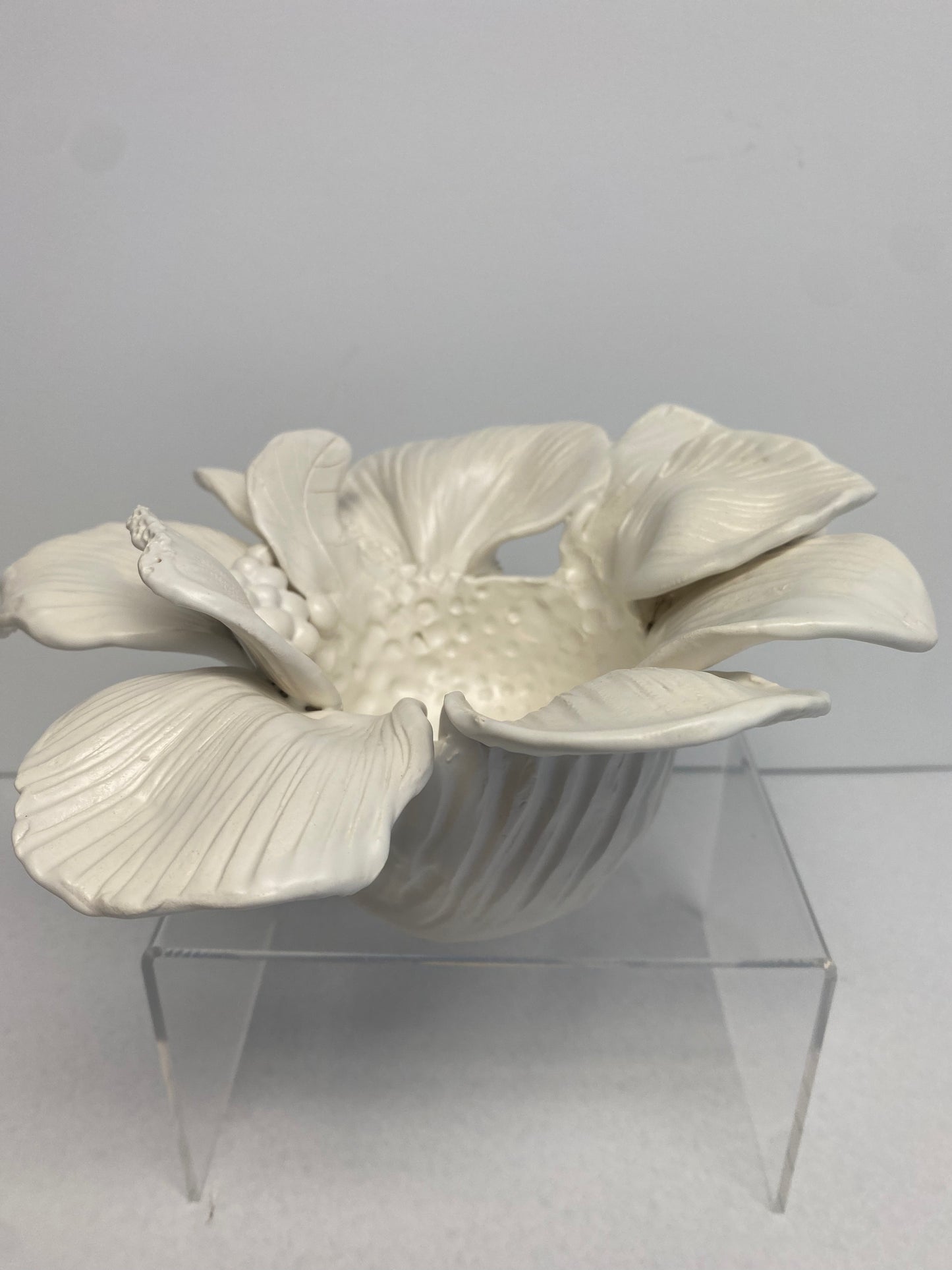 Ceramic Floral Bowl by Gail Williams