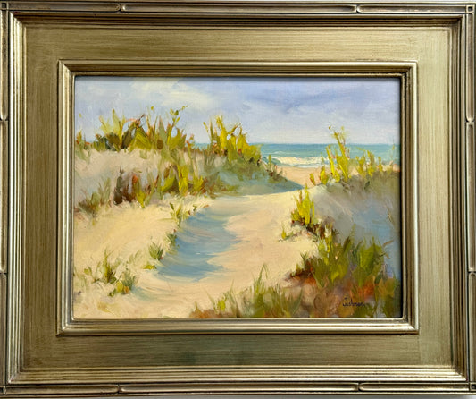 “Morning Light on Dune” by Audrey Cushman