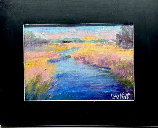 “Moody River” by Barbara Van Vliet