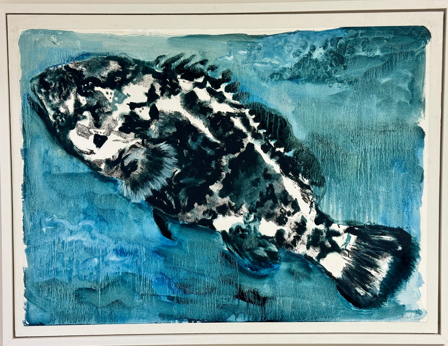 “Black and Blue Grouper” by Garland Mattox