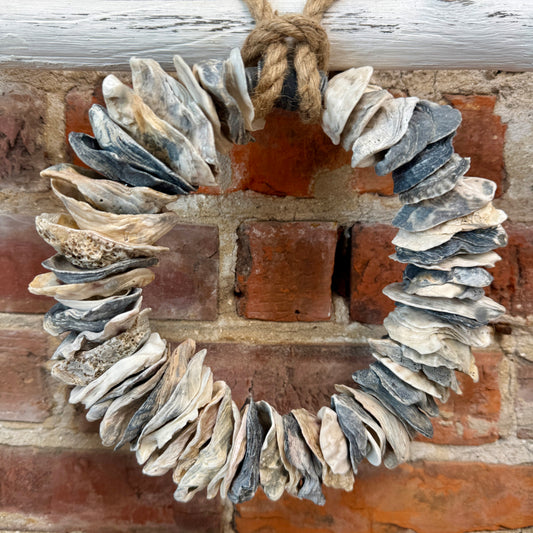 Small Oyster Wreath by Allyson Gray Edwards