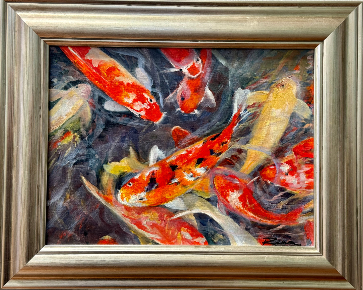 “Koi Frenzy” by Kathy Rivera