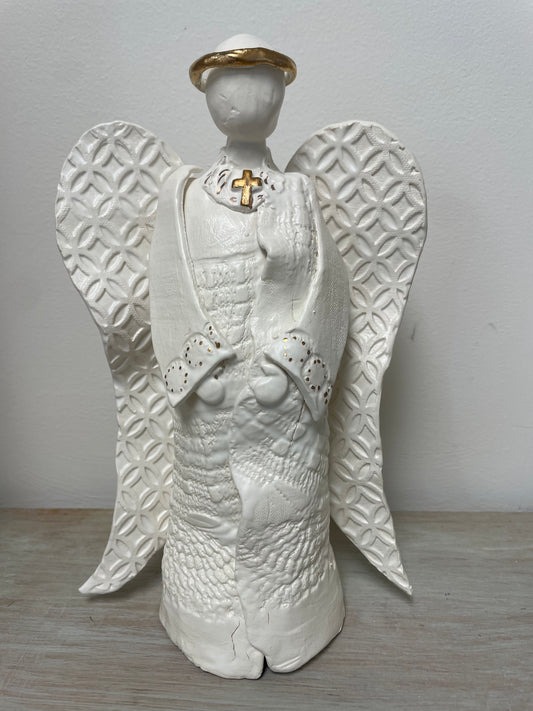 Ceramic Large Angel by Gail Williams