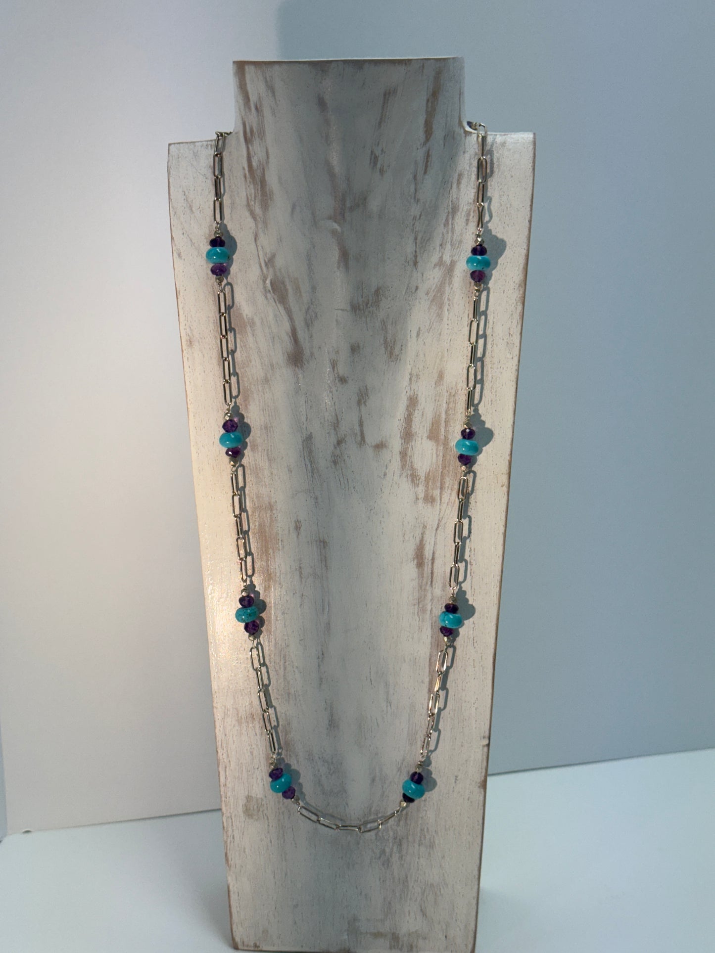 Turquoise Bead Necklace