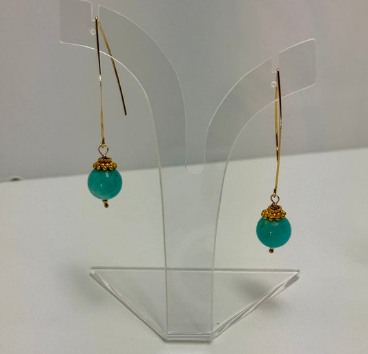 Earrings Turquoise Drop