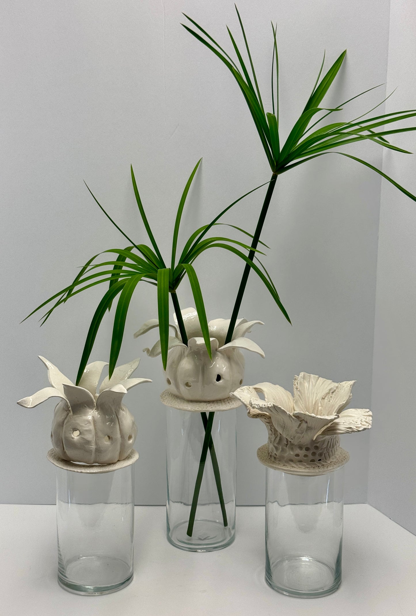 Ceramic Flower Vases by Gail Williams