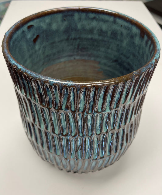 Pottery Planter by Christina Schobernd