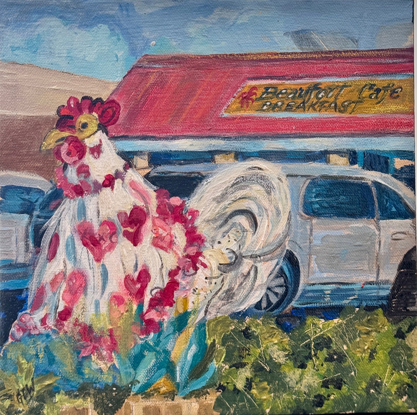 “Beaufort Cafe Valentine Chicken” by Gail Williams