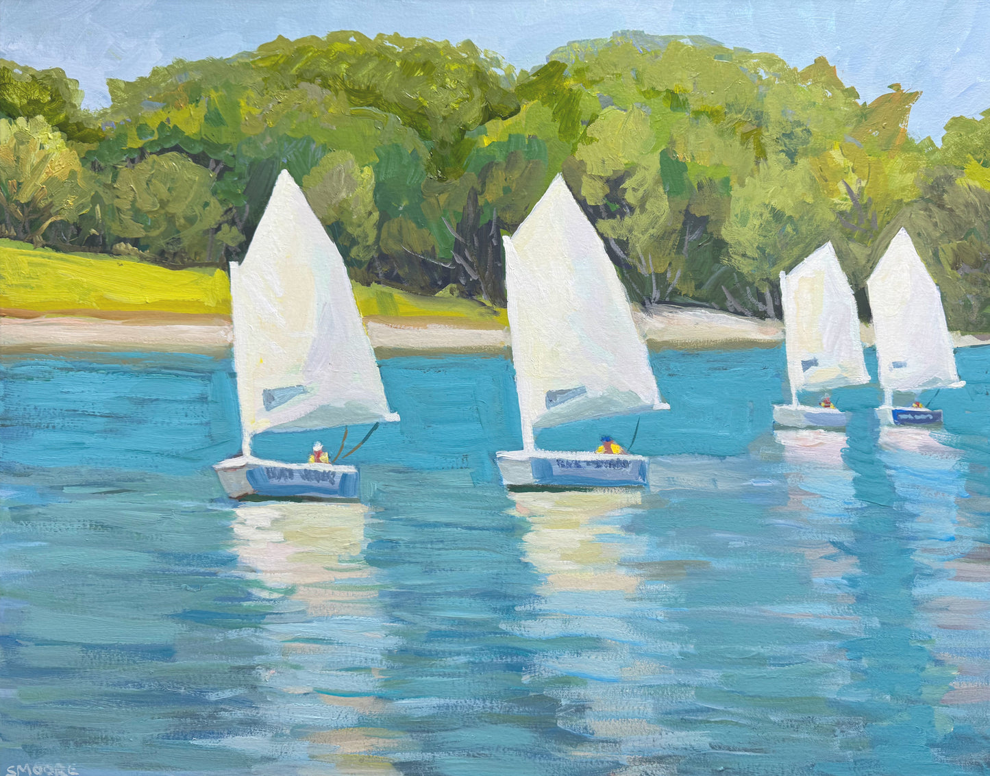 “Sailing School On Taylor’s Creek” by Stephen Moore