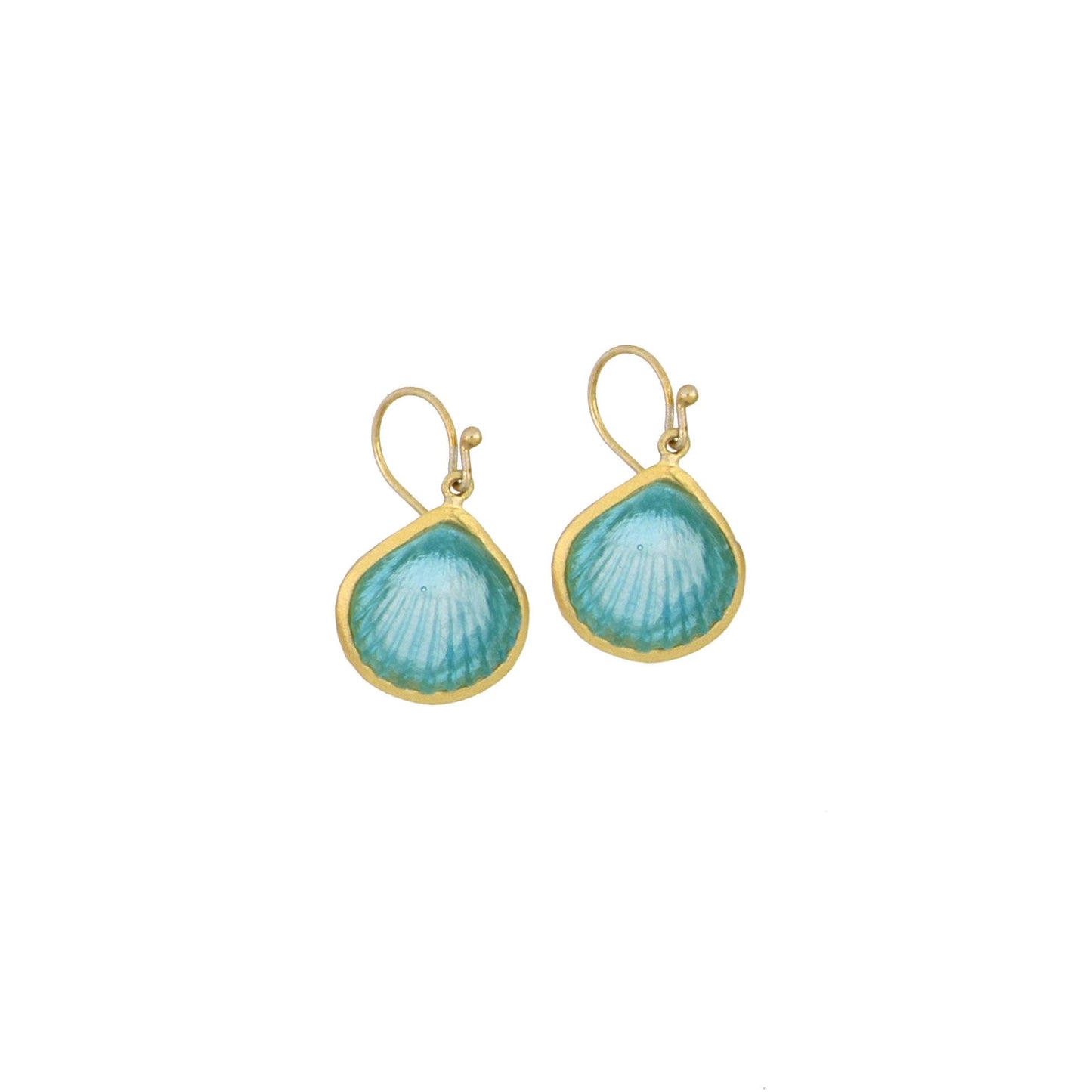 Under the Sea Shell Wire Earrings