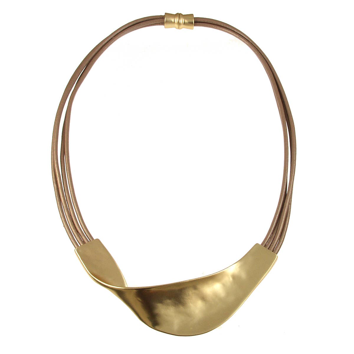 Matt Twist Magnetic Closure Necklace