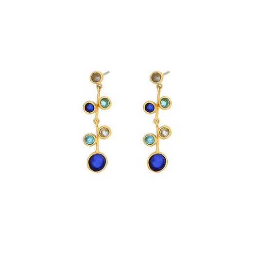 Raindrop Drop Post Earrings